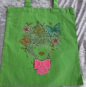 Butterfly Lady Bling Tote